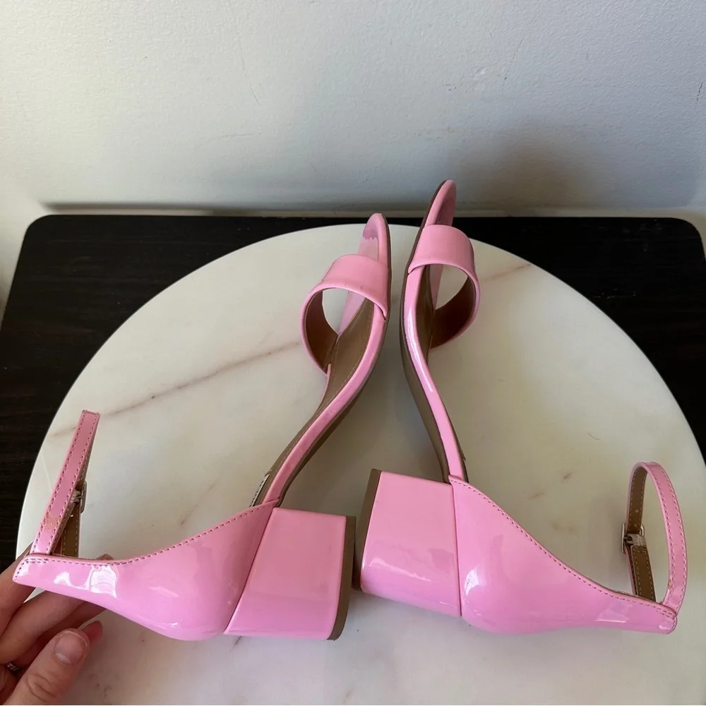 Steve Madden Irenee Strappy Sandals in Light Pink block heel 7.5